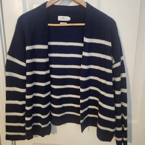 Vinyard Vines Navy/ White Cashmere Sweater Cardigan